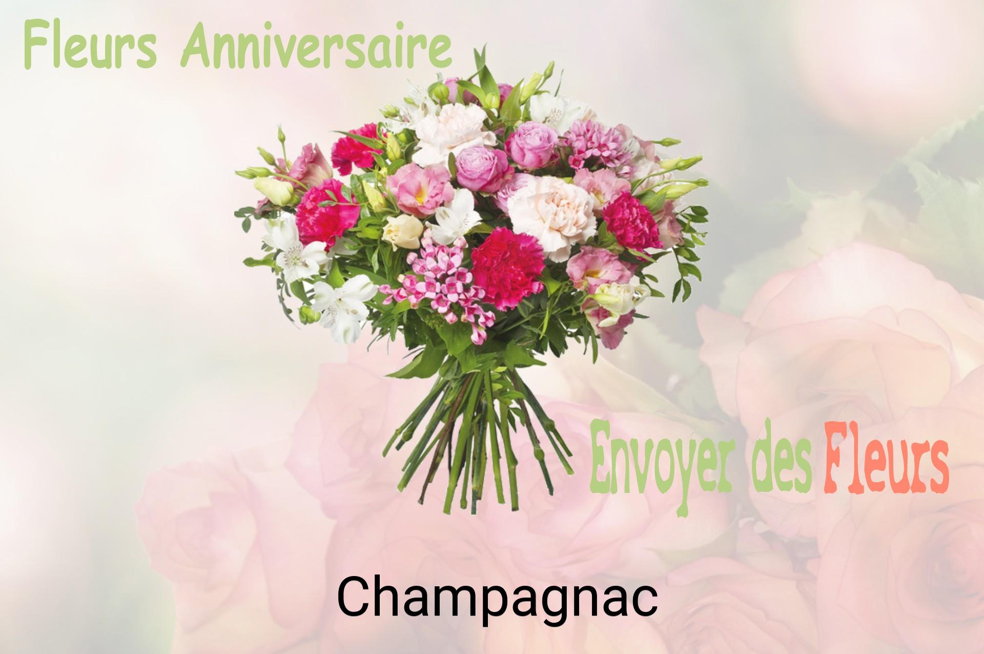 Bouquet de fleurs d’anniversaire livré à Champagnac