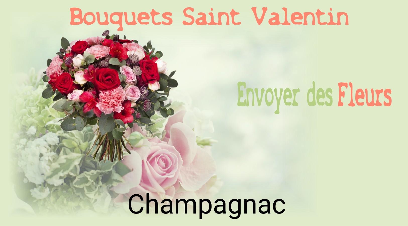 Roses de Saint-Valentin livrées à Champagnac